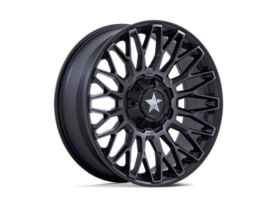 MSA Offroad Wheels Clubber Matte Black Wheel; 24x7; 0mm Offset; 5x114.3mm Bolt Pattern; 72.56mm Hub Bore