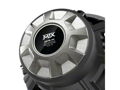 MTX Audio Thunder 5500 10-Inch Dual Subwoofer; 4-OHM (Universal; Some Adaptation May Be Required)