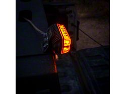 Nacho Offroad Technology NANO Amber/Red LED Lights; Scene Beam; 2-Pack (Universal; Some Adaptation May Be Required)