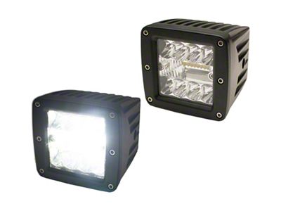 Race Sport Lighting ECO-LIGHT LED High Power CUBE Style Auxiliary Lights Sold as Pairs - RS3X3ECO