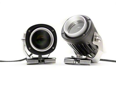 Race Sport Lighting 3in LL Series Laser Sealed Beam Auxiliary Work or Fog Lights Pair - RSLL3A