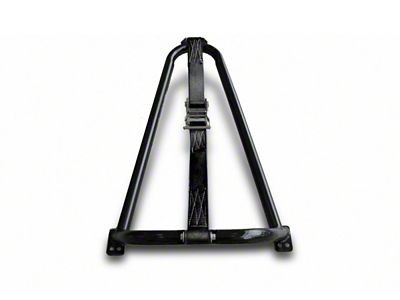 N-Fab Bed Mounted Tire Carrier Universal - Gloss Black - BM1TCBK