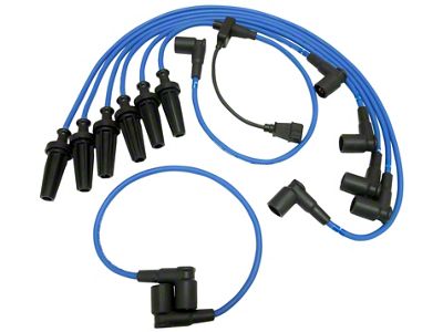 NGK Peugeot 505 1989-1987 Spark Plug Wire Set - 54247