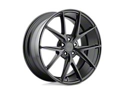Niche Misano Matte Black Wheel; 19x8.5; 33mm Offset; 5x114.3mm Bolt Pattern; 72.56mm Hub Bore