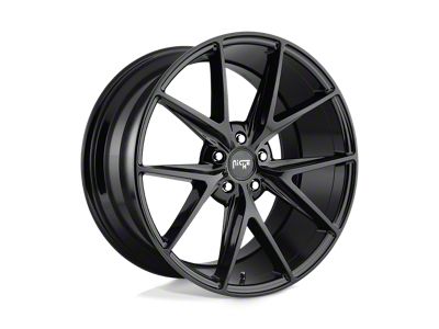 Niche Misano Gloss Black Wheel; 20x10; 40mm Offset