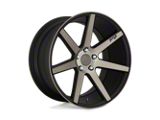 Niche Verona Matte Black Machined Wheel; 19x8.5; 35mm Offset; 5x114.3mm Bolt Pattern; 72.56mm Hub Bore