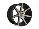 Niche Verona Matte Black Machined Wheel; 19x8.5; 35mm Offset; 5x114.3mm Bolt Pattern; 72.56mm Hub Bore