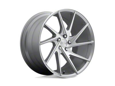 Niche Invert Gloss Silver Machined Wheel; 20x10.5; 45mm Offset
