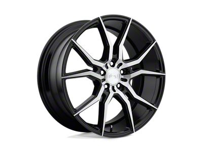 Niche Ascari Gloss Black Brushed Wheel; 19x9.5; 35mm Offset