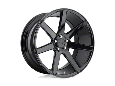 Niche Verona Gloss Black Wheel; 19x9.5; 35mm Offset; 5x114.3mm Bolt Pattern; 72.56mm Hub Bore