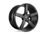 Niche Milan Gloss Black Wheel; 20x8.5; 35mm Offset; 5x120mm Bolt Pattern; 72.56mm Hub Bore