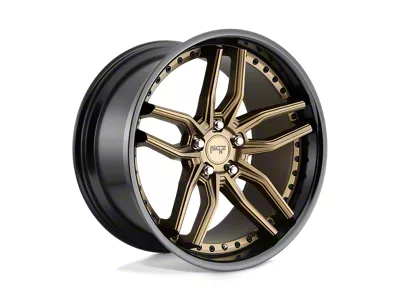 Niche Methos Matte Bronze with Black Bead Ring Wheel; 19x8.5; 35mm Offset