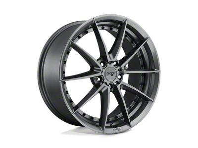 Niche Sector Gloss Anthracite Wheel; 19x8.5; 35mm Offset