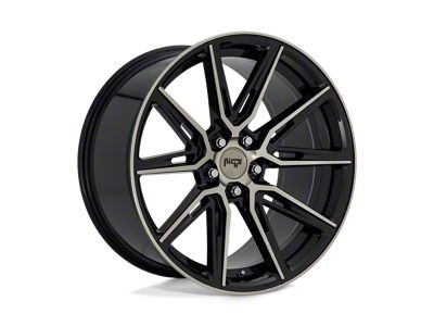 Niche Gemello Gloss Machined Double Dark Tint Wheel; 20x10.5; 20mm Offset