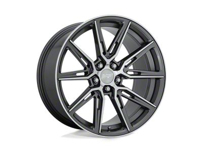 Niche Gemello Gloss Anthracite Machined Wheel; 20x10.5; 40mm Offset