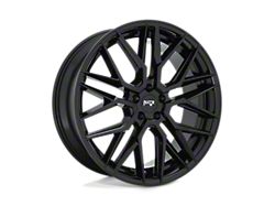 Niche Gamma Gloss Black Wheel; 18x8; 40mm Offset; 5x120mm Bolt Pattern; 72.56mm Hub Bore