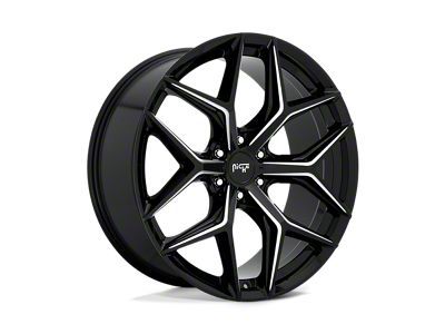 Niche Vice SUV Gloss Black Milled Wheel; 24x10; 30mm Offset