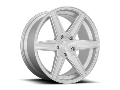 Niche Carina Gloss Silver Brushed Wheel; 24x10; 30mm Offset