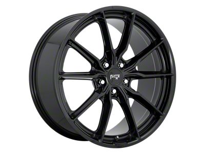 Niche Rainier Gloss Black Wheel; 22x10.5; 30mm Offset