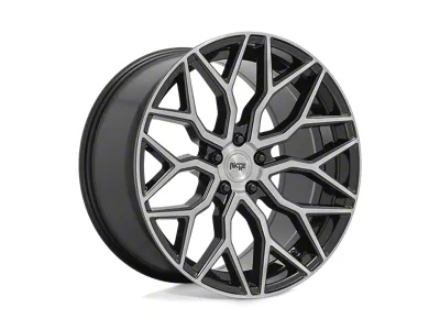 Niche Mazzanti Gloss Black Brushed Face Wheel; 19x9.5; 35mm Offset