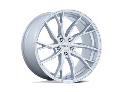 Niche Novara Silver Wheel; 20x9; 42mm Offset