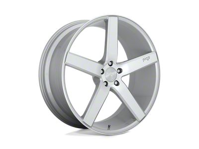 Niche Milan Silver Machined 4-Wheel Kit; 19x8.5; 35mm Offset