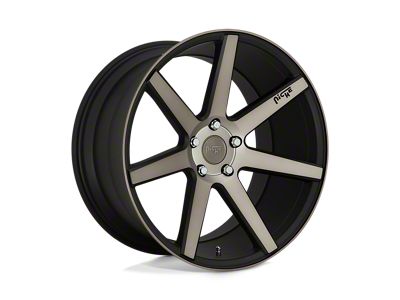 Niche Verona Matte Black Machined 4-Wheel Kit; 19x8.5; 35mm Offset