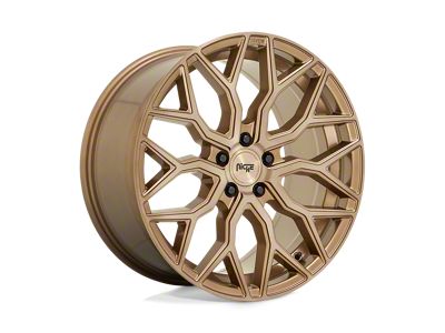 Niche Mazzanti Bronze Brushed 4-Wheel Kit; 19x8.5; 35mm Offset