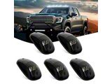 LED Cab Roof Clearance Lighting; White; Smoked Lens (Universal; Some Adaptation May Be Required)