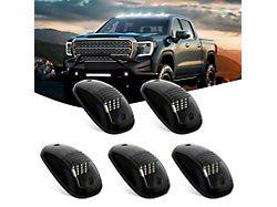 Nilight LED Cab Roof Clearance Lighting; White; Smoked Lens (Universal; Some Adaptation May Be Required)