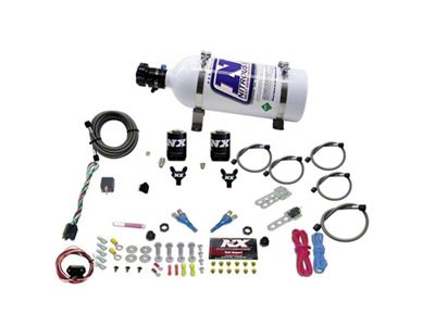 Nitrous Express 03-18 Nissan 350Z/370Z Dual Nozzle 35-150HP w/5lb Bottle - 20716-05