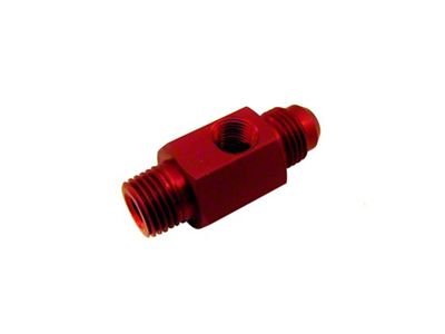 Nitrous Express 1/4 NPT x 6AN w/1/8 NPT Gauge Hole - 16204