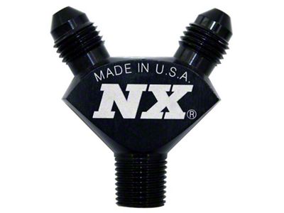 Nitrous Express 1/8NPT x 3AN x 3AN Billet Pure-Flo Y - 16378