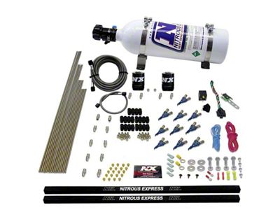 Nitrous Express 10 Cyl Piranha Nozzle Direct Port Nitrous Kit - 81000EFI-05