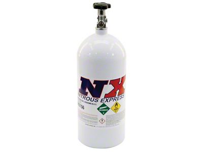 Nitrous Express 10lb Bottle w/Mainline Valve 6.89 Dia x 20.19 - ML11100