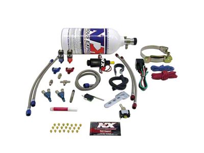 Nitrous Express 2 Cyl Piranha Nitrous Kit w/2.5lb Bottle - 60002P