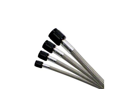 Nitrous Express 20ft Sho Stainless Steel Braided Hose - Black - 11242