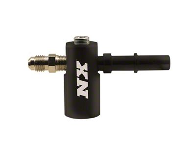 Nitrous Express 3/8-10mm Late Model Billet Fuel Line Adapter 90 - 16185D