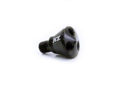 Nitrous Express 3 Port Showerhead Distribution Block - Black - 15018