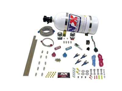 Nitrous Express 4 Cyl Alcohol Nitrous Kit 125-275HP w/10lb Bottle - 80045-10