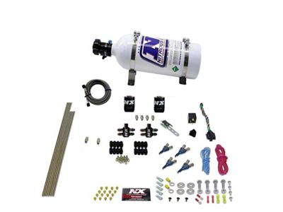 Nitrous Express 4 Cyl Gas Nitrous Kit 100-250HP w/5lb Bottle - 80004-05