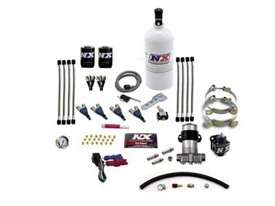 Nitrous Express 4 Cyl Piranha Nitrous Kit Pro-Mod w/2.5lb Bottle - 60006P
