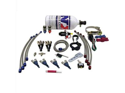 Nitrous Express 4 Cyl Piranha Nitrous Kit w/2.5lb Bottle - 60005P