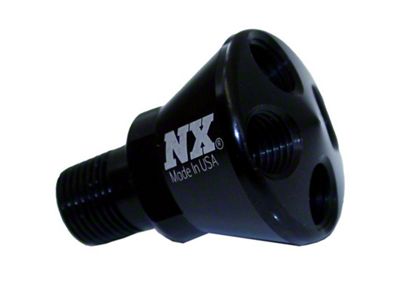 Nitrous Express 4 Port Micro Showerhead Distribution Block - Black - 15010B