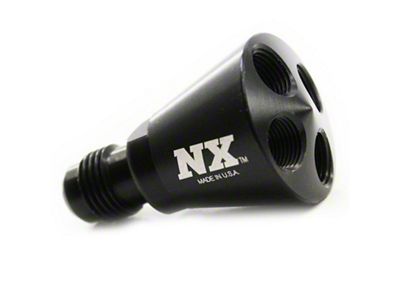 Nitrous Express 4 Port Showerhead Distribution Block w/-6 Male - 15019