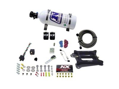 Nitrous Express 4150 4-BBL/Alcohol Nitrous Kit 50-300HP w/5lb Bottle - 30045-05