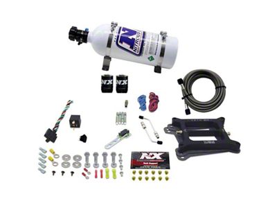 Nitrous Express 4150 4-BBL/Gasoline Nitrous Kit 50-300HP w/5lb Bottle - 30040-05