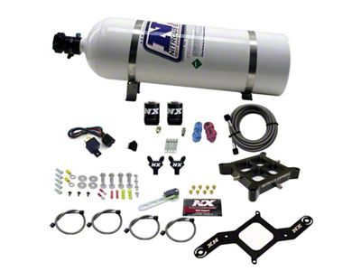 Nitrous Express 4150 Billet Crossbar Stage 6 Nitrous Kit 50-300HP - 60042-15