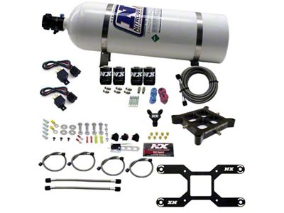 Nitrous Express 4150 Dual Stage Billet Crossbar Nitrous Kit 50-300 - 66042-15