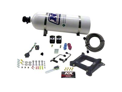 Nitrous Express 4150 Gemini Pro-Power Alcohol Nitrous Kit 100-500HP w/15lb - 60545-15